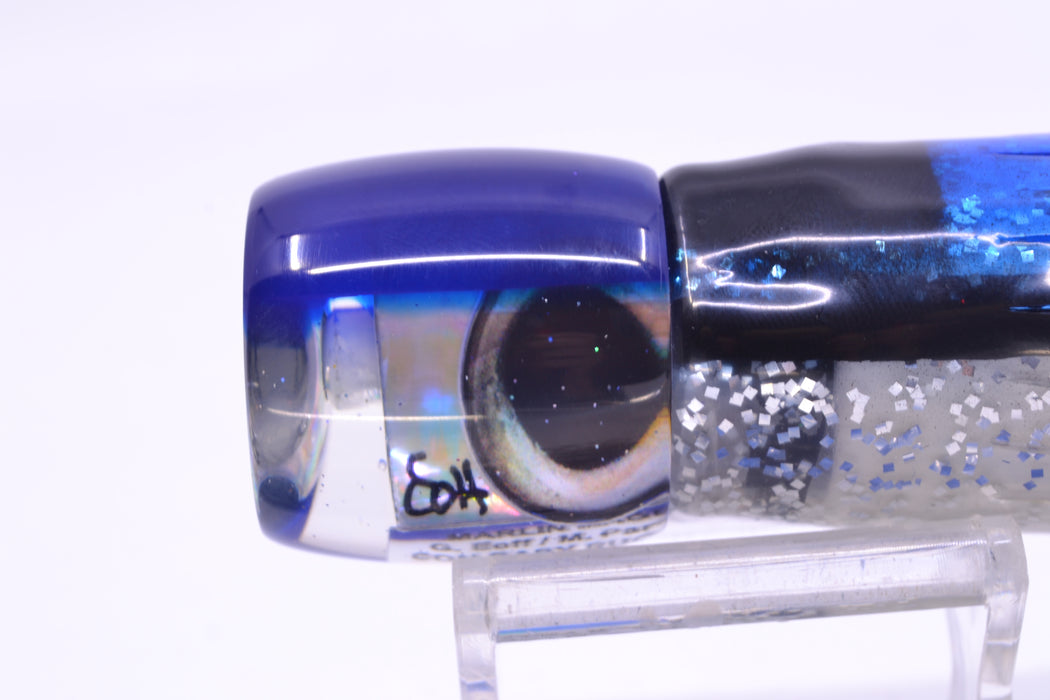 Marlin Magic White Awabi Blue Back Taxi Eyes Concave Baby Ruckus 9" 5oz Skirted