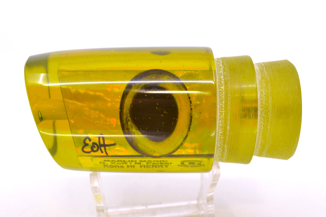 Marlin Magic Lures Green/Gold Awabi Taxi Eyes Henry 12" 8oz