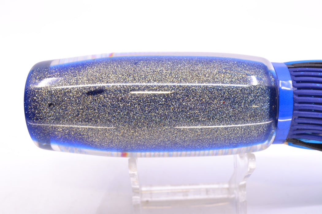 Amaral Lures Blue Pearl Rainbow Scale Silver Bar Blue Back Mamba 15" 9oz