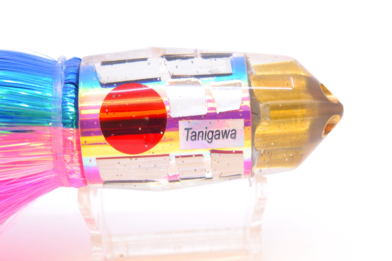 Tanigawa Lures Ice Blue-Pink Cracked Glass American Express 4-H Bullet 9"+ 9oz Strobez