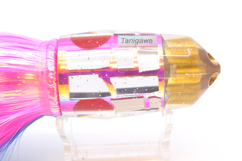 Tanigawa Lures Ice Blue-Pink Cracked Glass American Express 4-H Bullet 9"+ 9oz Strobez