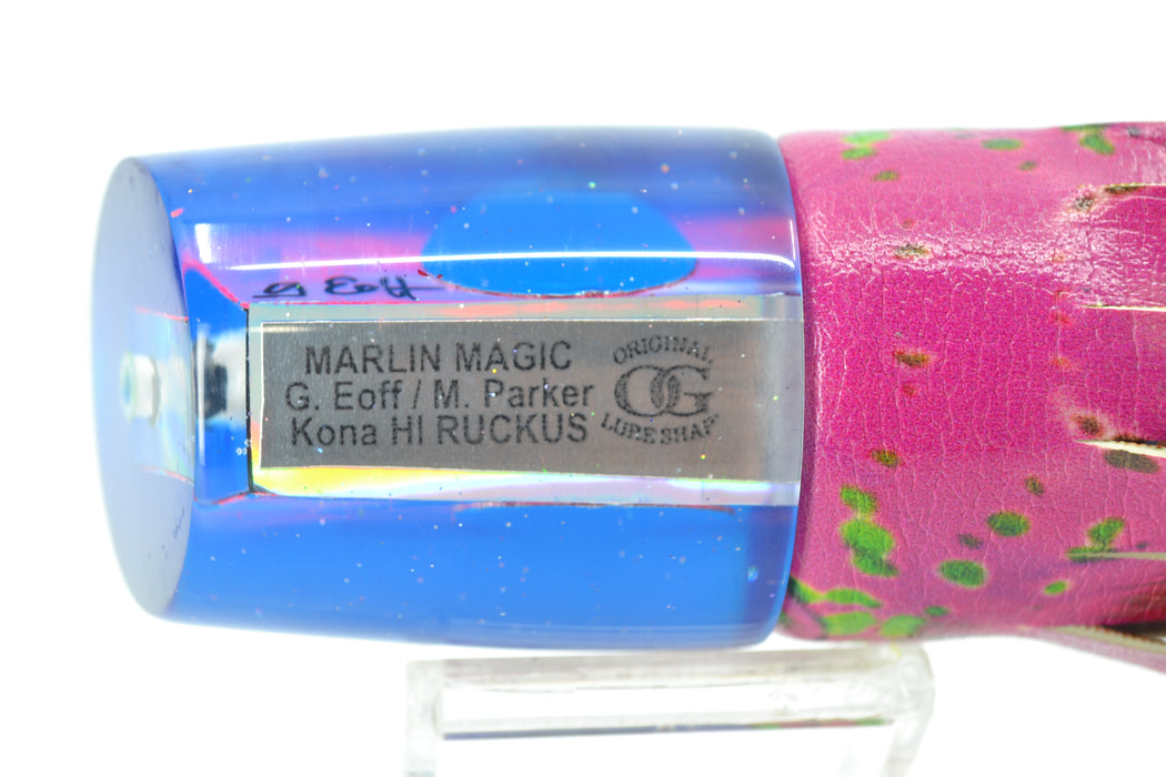 Marlin Magic Pink MOP Blue Back Red Eyes Ruckus 12" 9oz ALV Pink Mahi