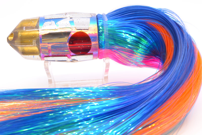 Tanigawa Lures Ice Blue-Pink Cracked Glass American Express 4-H Bullet 9"+ 9oz Strobez