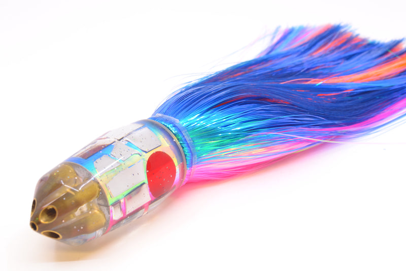Tanigawa Lures Ice Blue-Pink Cracked Glass American Express 4-H Bullet 9"+ 9oz Strobez