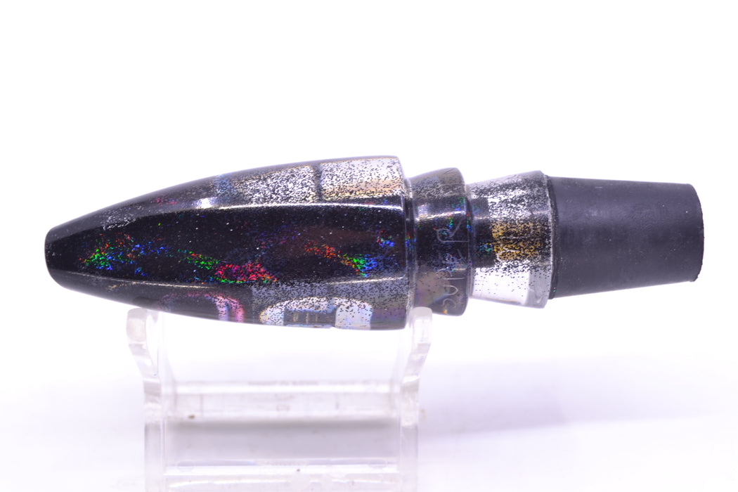 Aloha Lures Black Rainbow Black Back Super Ninja 9" 4oz GZE