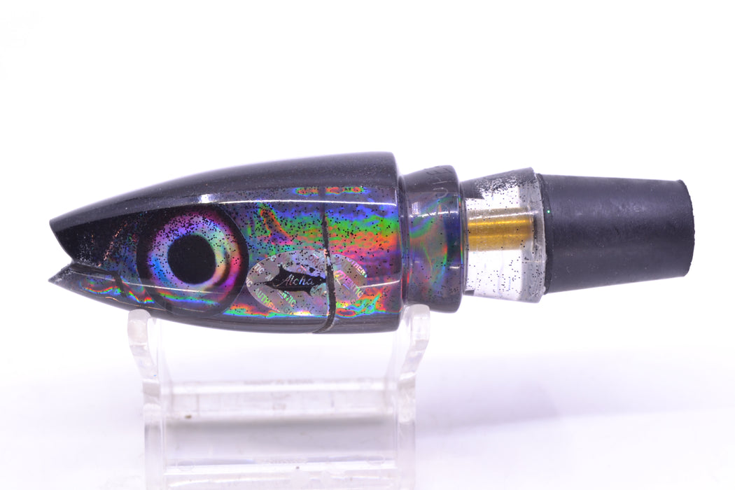 Aloha Lures Black Rainbow Black Back Super Ninja 9" 4oz GZE