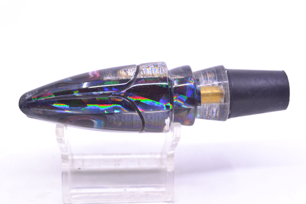 Aloha Lures Black Rainbow Black Back Super Ninja 9" 4oz GZE
