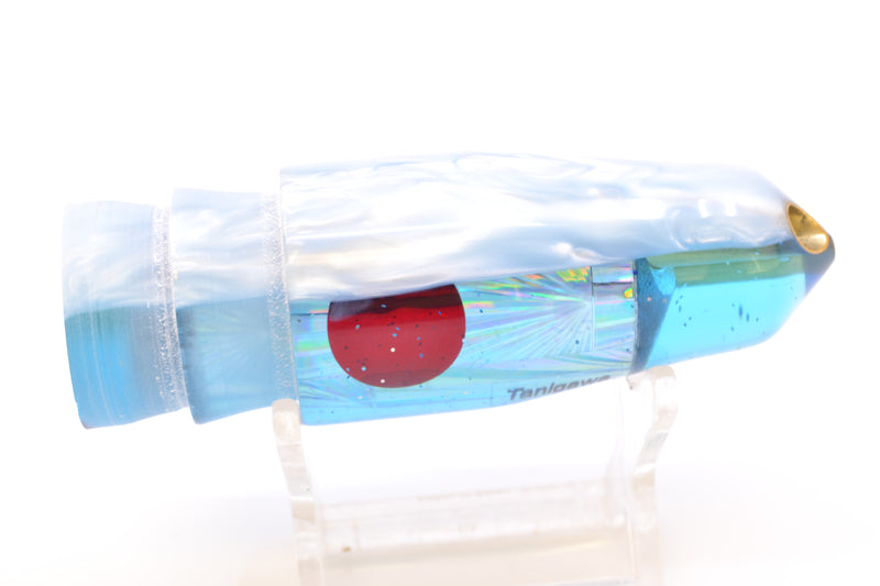 Tanigawa Lures Ice Blue Rainbow Starburst Ice Blue Back Red Eyes 2-Hole Bullet 9"+ 7.8oz