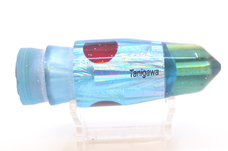 Tanigawa Lures Ice Blue Rainbow Starburst Ice Blue Back Red Eyes 2-Hole Bullet 9"+ 7.8oz