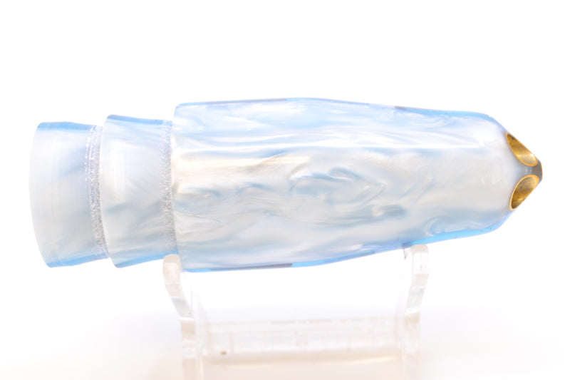 Tanigawa Lures Ice Blue Rainbow Starburst Ice Blue Back Red Eyes 2-Hole Bullet 9"+ 7.8oz