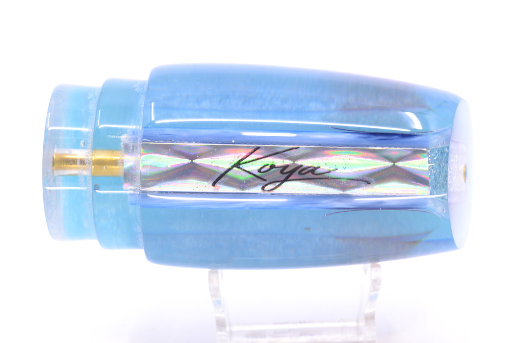 Koya Lures Ice Blue Pearl Ice Blue Back Red Eyes Large Poi Dog 16" 12oz