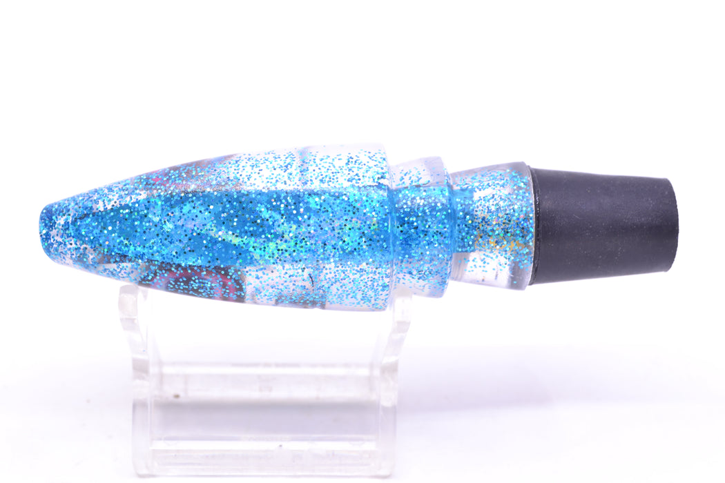 Aloha Lures Silver Rainbow Ice Blue Back Super Ninja 9" 4oz GZE