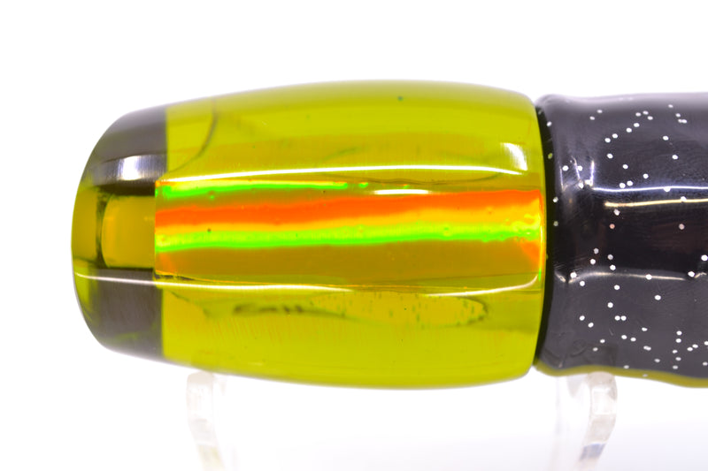 Marlin Magic Lures Green/Gold Awabi Taxi Eyes Baby Ruckus 10" 6.5oz Skirted