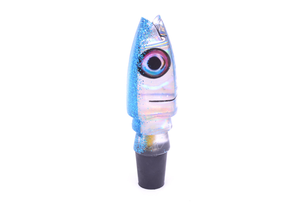Aloha Lures Silver Rainbow Ice Blue Back Super Ninja 9" 4oz GZE