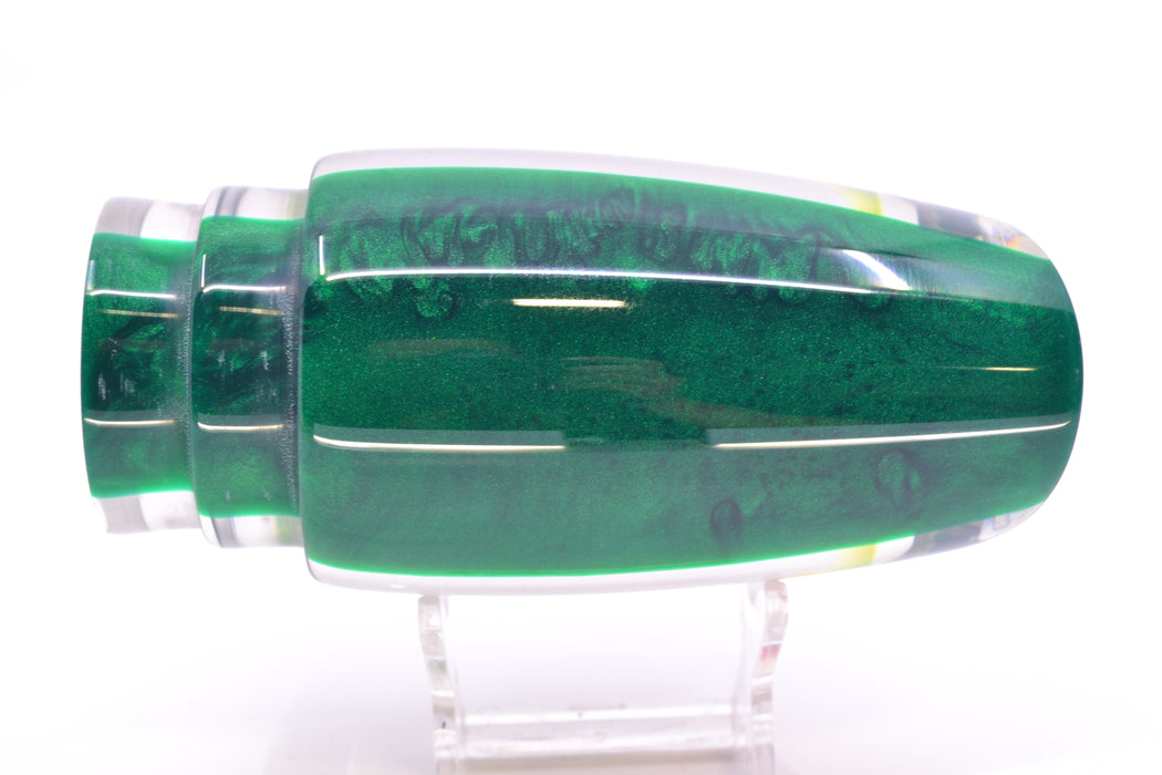 Koya Lures Green Pearl Green Back Red Eyes Large Poi Dog 16" 12oz