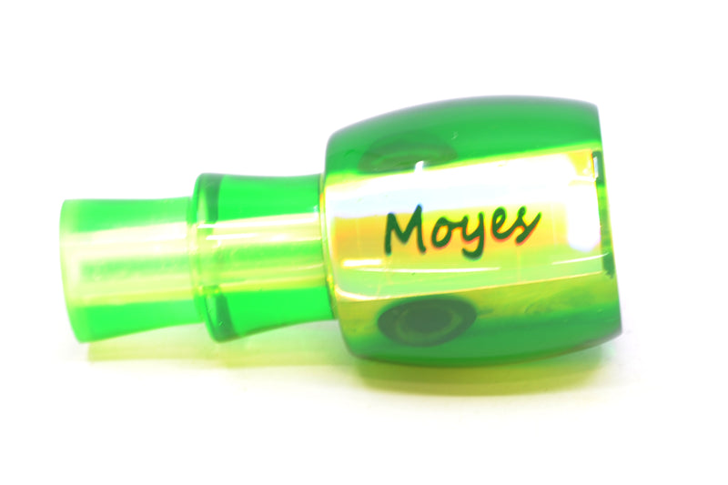 Moyes Lures Chartreuse MOP Green Back Taxi Eyes Tang 5" 1oz