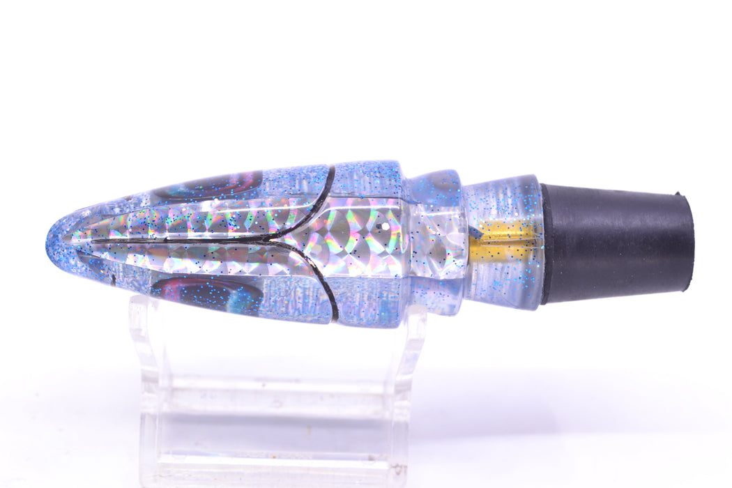 Aloha Lures Silver Rainbow Blue Back Super Ninja 9" 4oz GZE