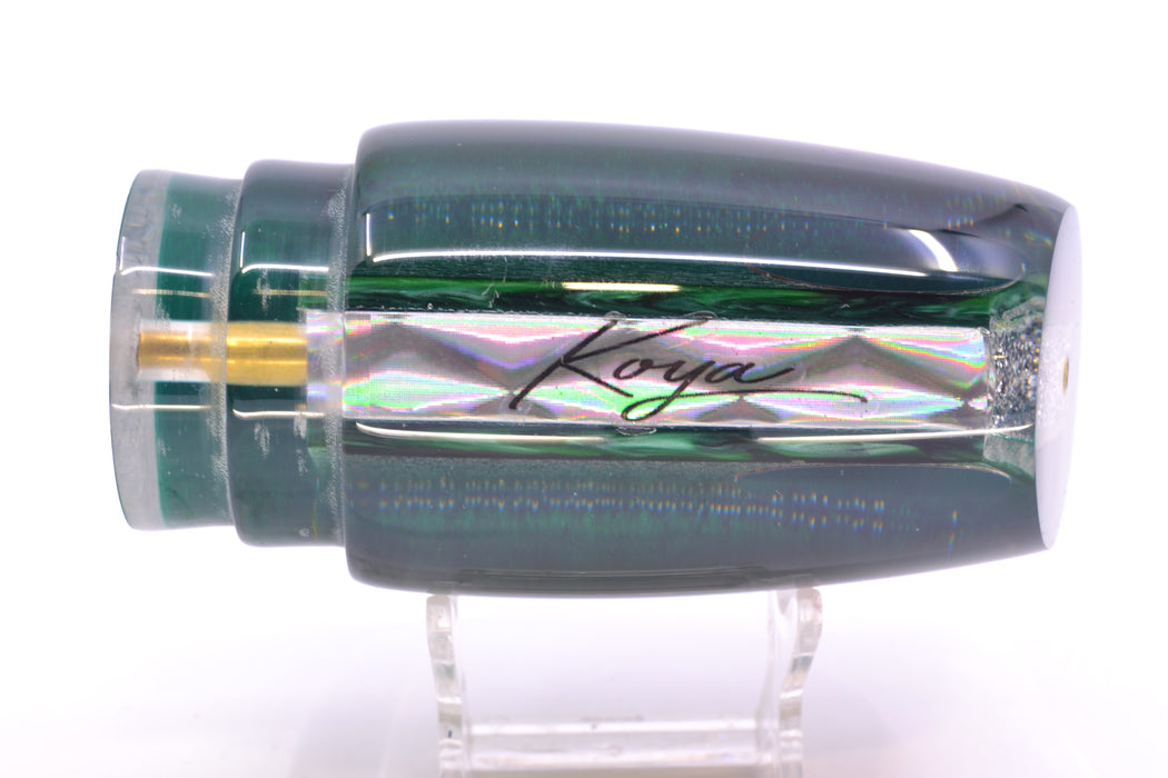 Koya Lures Green Pearl Green Back Red Eyes Large Poi Dog 16" 12oz