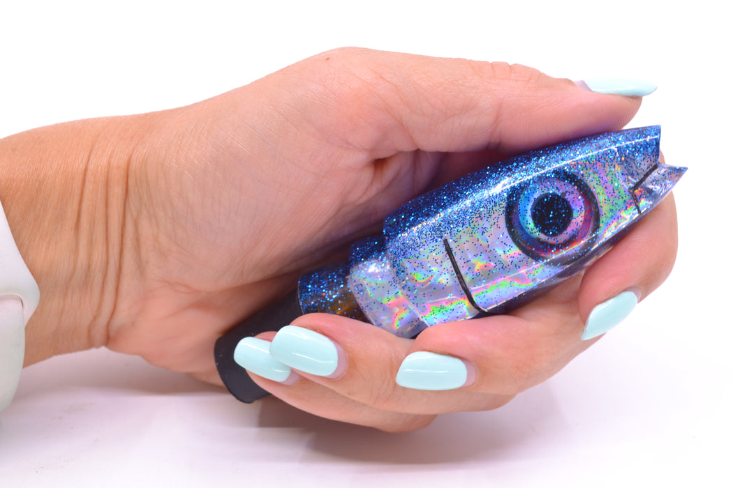 Aloha Lures Silver Rainbow Blue Back Super Ninja 9" 4oz GZE
