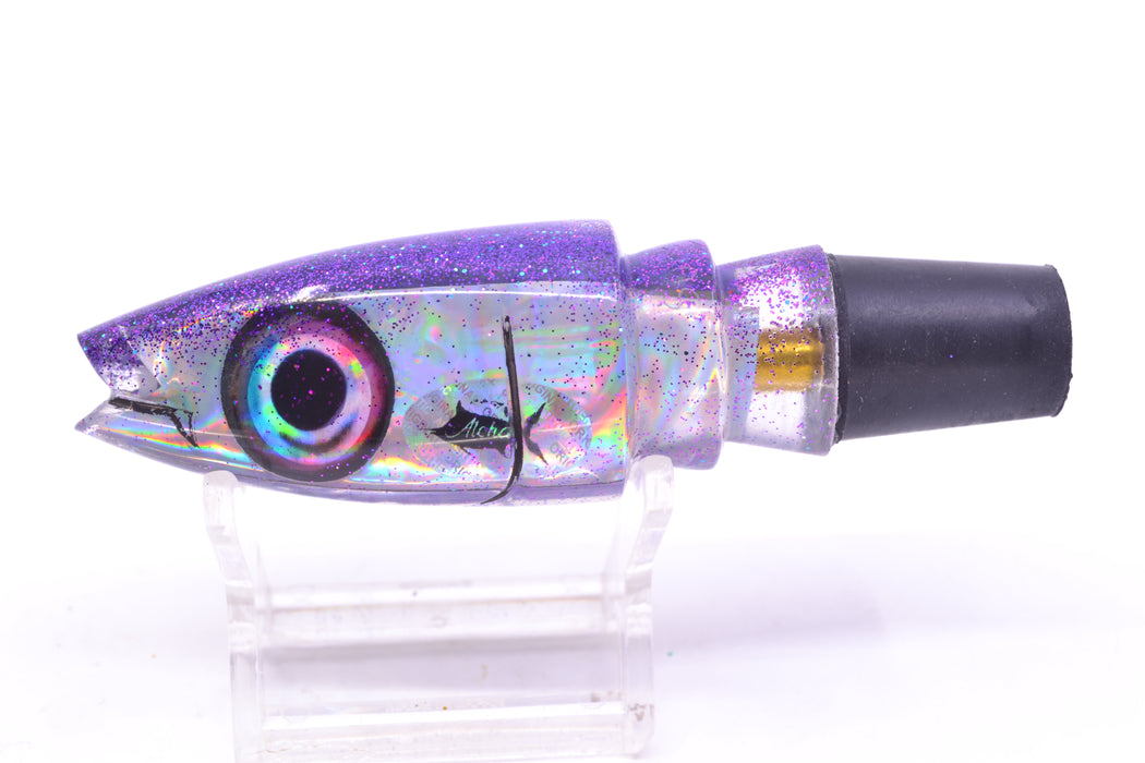 Aloha Lures Silver Rainbow Purple Back Super Ninja 9" 4oz GZE