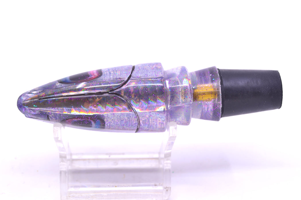Aloha Lures Silver Rainbow Purple Back Super Ninja 9" 4oz GZE