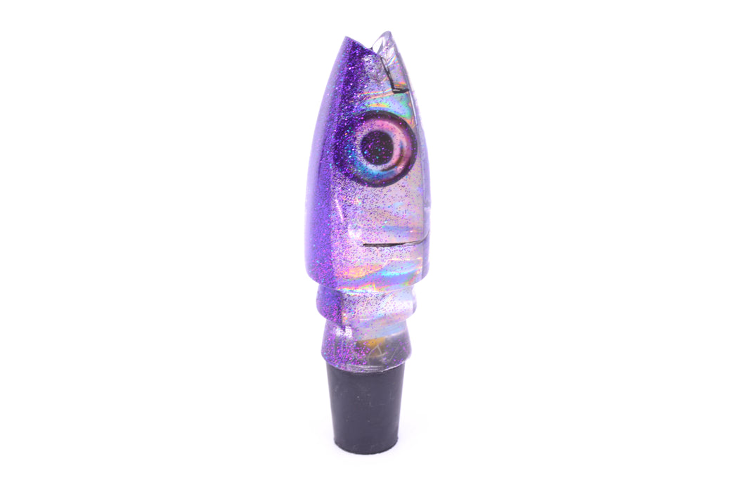 Aloha Lures Silver Rainbow Purple Back Super Ninja 9" 4oz GZE