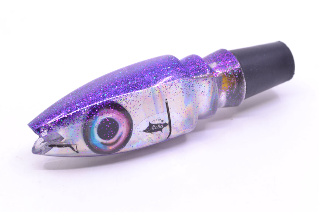 Aloha Lures Silver Rainbow Purple Back Super Ninja 9" 4oz GZE