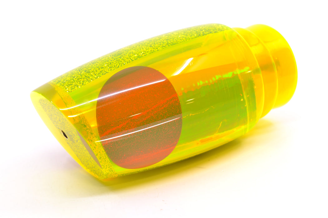 Koya Lures Chartreuse Rainbow Red Eyes Large Poi Dog 16" 12oz