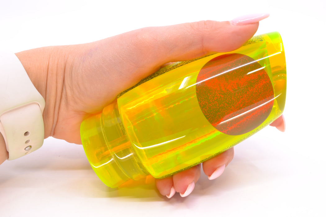 Koya Lures Chartreuse Rainbow Red Eyes Large Poi Dog 16" 12oz