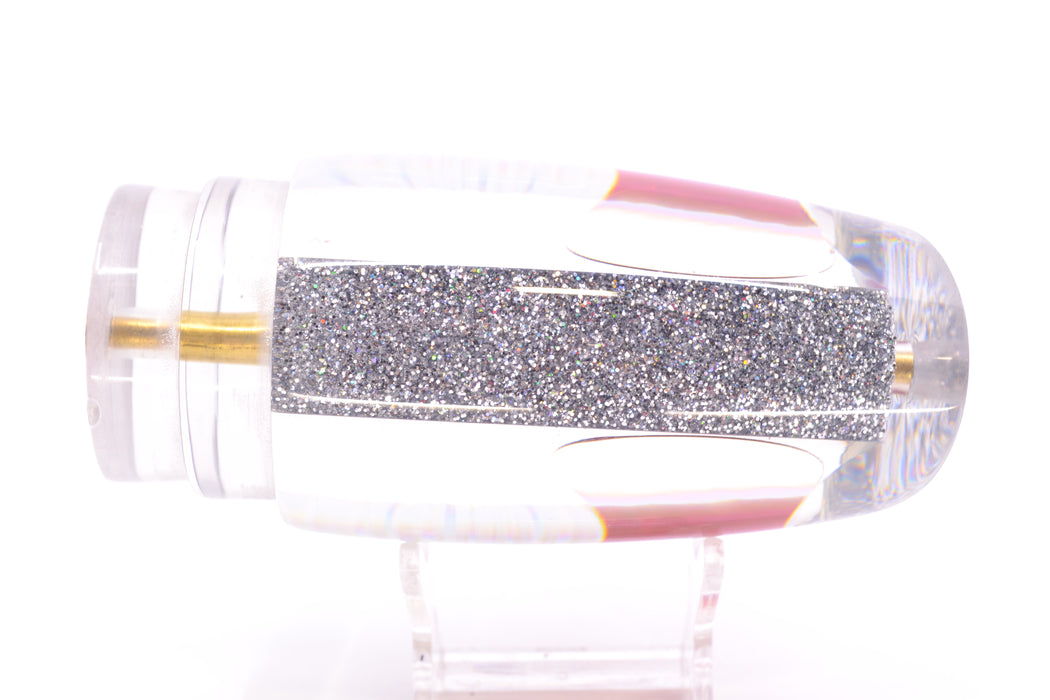 Koya Lures Silver Rainbow Starburst Red Eyes Large Poi Dog 16" 12oz