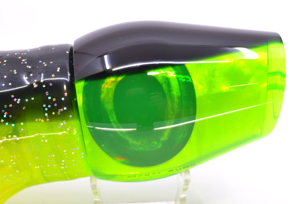 Moyes Lures Lime Green MOP Black Back Taxi Eyes Sumo Teaser 27oz Skirted Magic Johnson