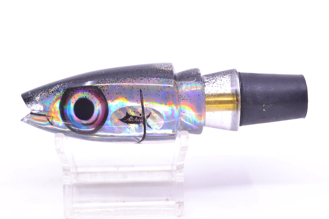 Aloha Lures Silver Rainbow Black Back Super Ninja 9" 4oz GZE