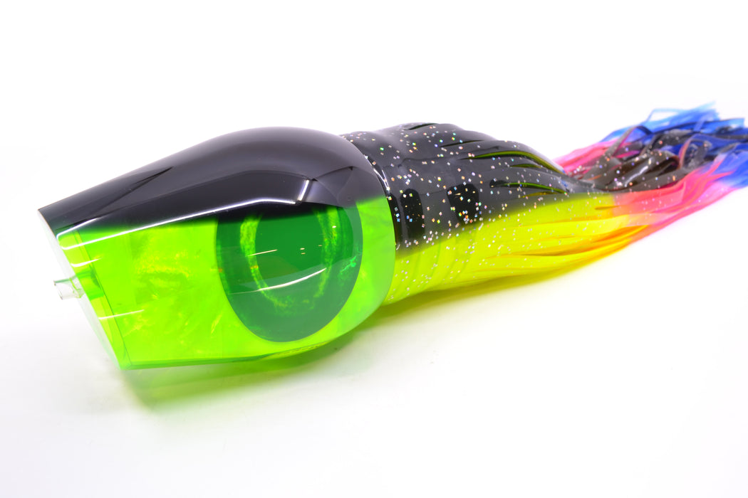 Moyes Lures Lime Green MOP Black Back Taxi Eyes Sumo Teaser 27oz Skirted Magic Johnson