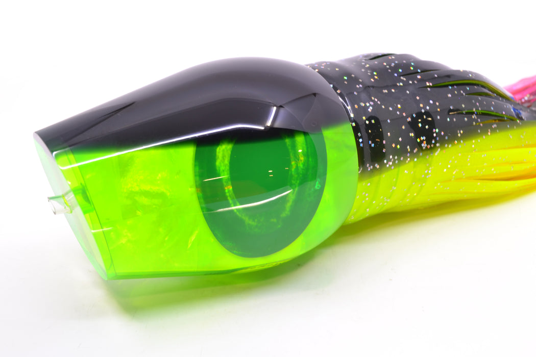 Moyes Lures Lime Green MOP Black Back Taxi Eyes Sumo Teaser 27oz Skirted Magic Johnson