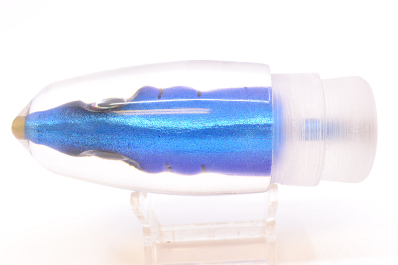 Tsutomu Lures Blue-Purple-Silver Fish Head Benchmark Bullet 12" 5.3oz