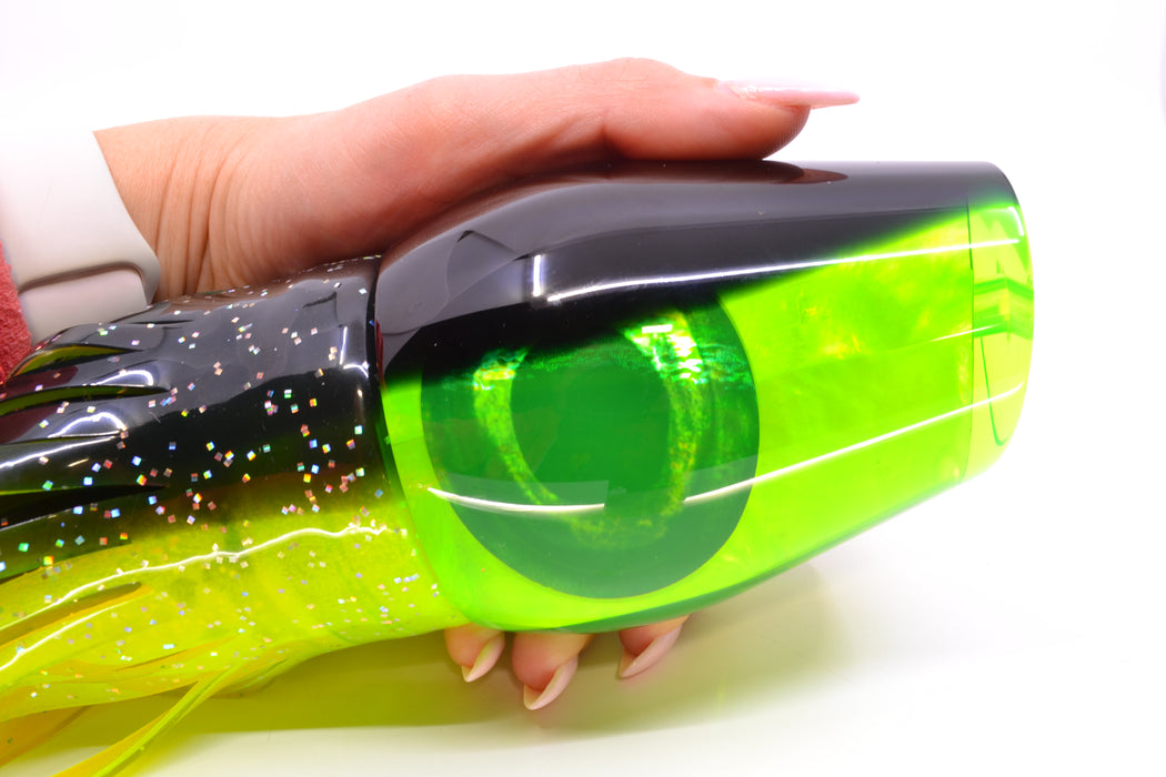 Moyes Lures Lime Green MOP Black Back Taxi Eyes Sumo Teaser 27oz Skirted Magic Johnson