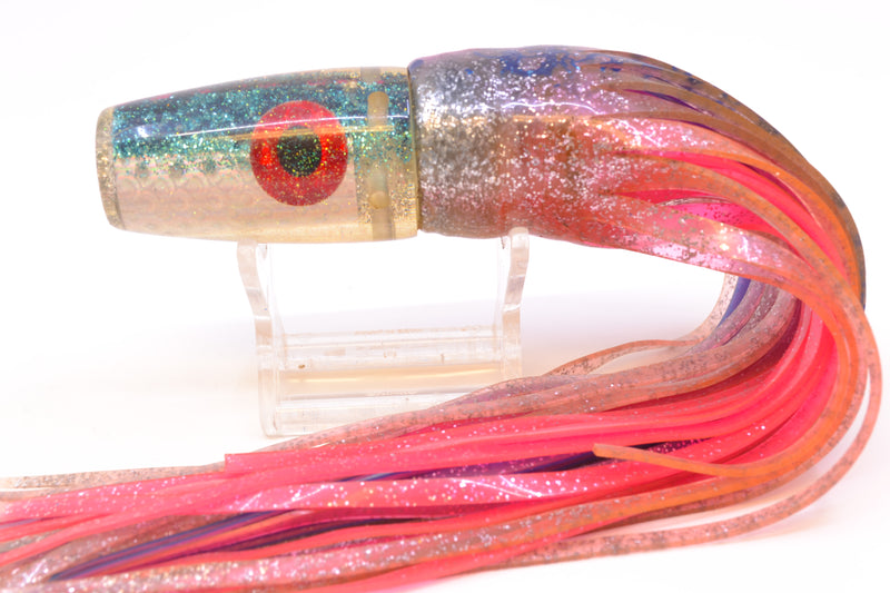 Unknown Silver Rainbow Scale Blue Back Jetted Smoker 9" 5oz Skirted New Pre-Owned