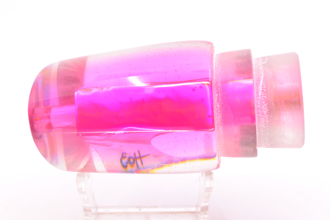 Marlin Magic Lures Pink MOP Pink Back Red Eyes Ruckus 12" 7.2oz