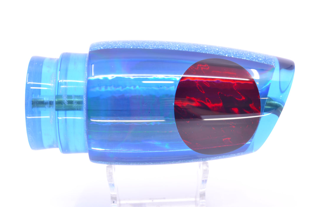 Koya Lures Ice Blue Rainbow Red Eyes Large Poi Dog 16" 12oz