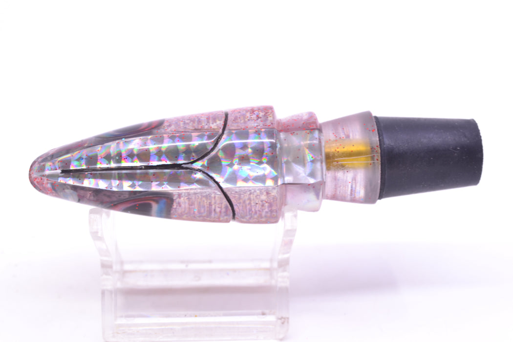 Aloha Lures Silver Rainbow Red Back Super Ninja 9" 4oz GZE