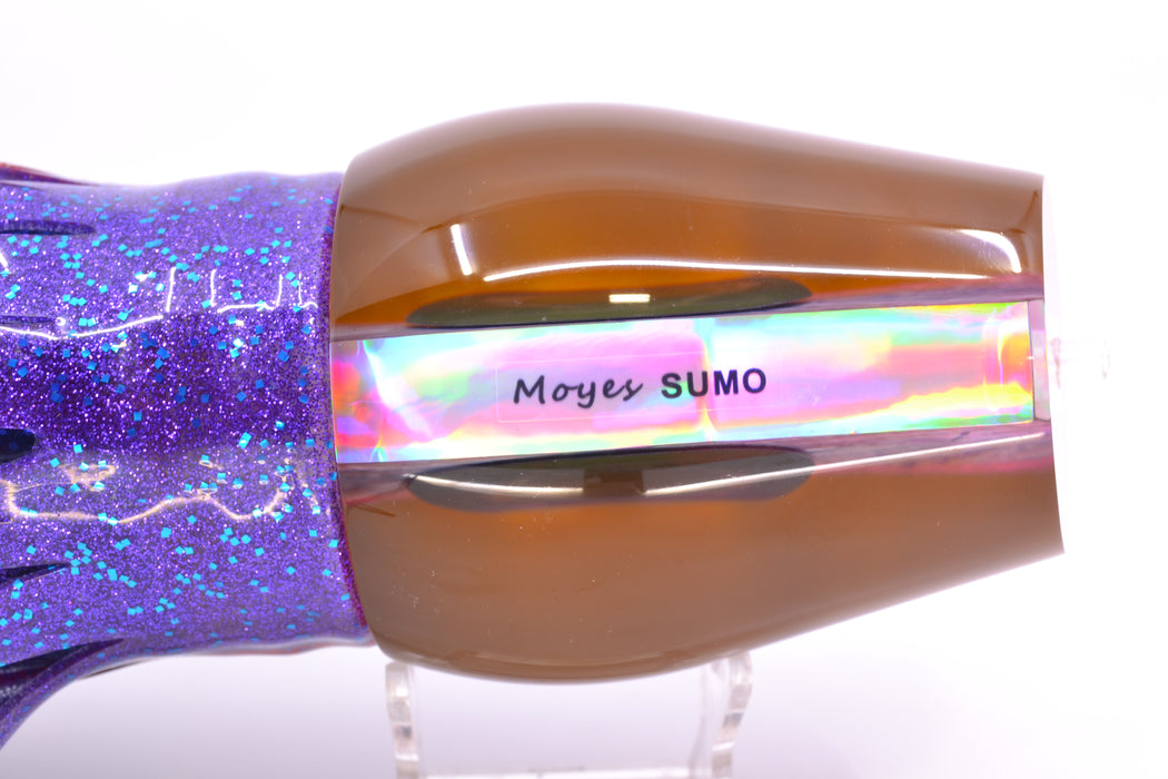 Moyes Lures Rainbow MOP Black-Pink Back Taxi Eyes Sumo Teaser 27oz Skirted