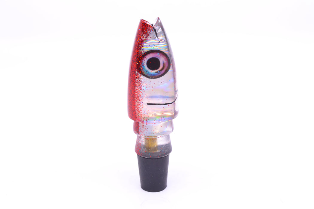 Aloha Lures Silver Rainbow Red Back Super Ninja 9" 4oz GZE
