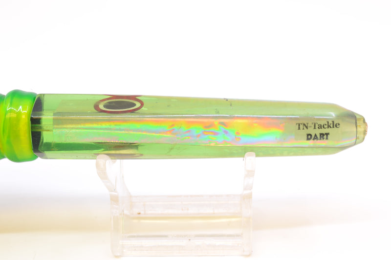 TN-Tackle Pale Green Rainbow Dart 7" 4.5oz Skirted Green & Black Bars New Pre-Owned