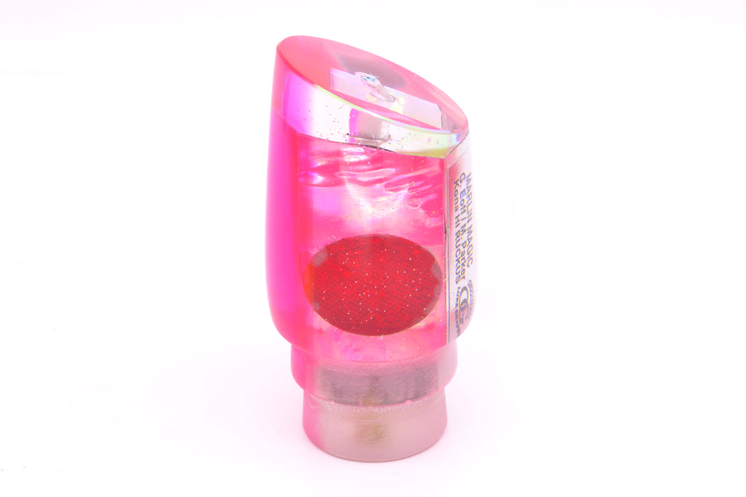 Marlin Magic Lures Pink MOP Pink Back Red Eyes Ruckus 12" 7.2oz