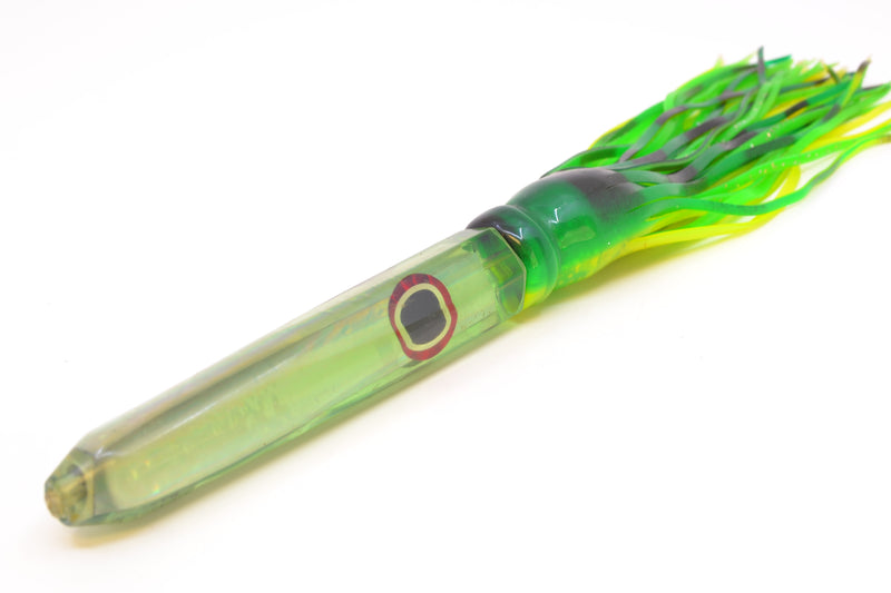 TN-Tackle Pale Green Rainbow Dart 7" 4.5oz Skirted Green & Black Bars New Pre-Owned
