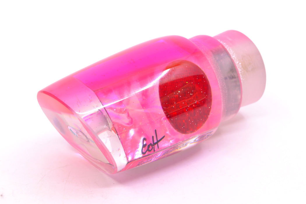 Marlin Magic Lures Pink MOP Pink Back Red Eyes Ruckus 12" 7.2oz