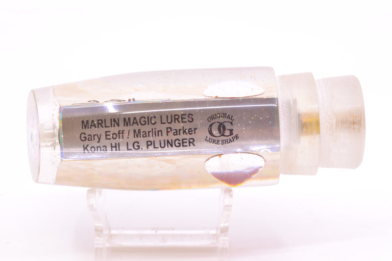 Marlin Magic White Awabi Red Eyes Large Plunger 12" 6oz