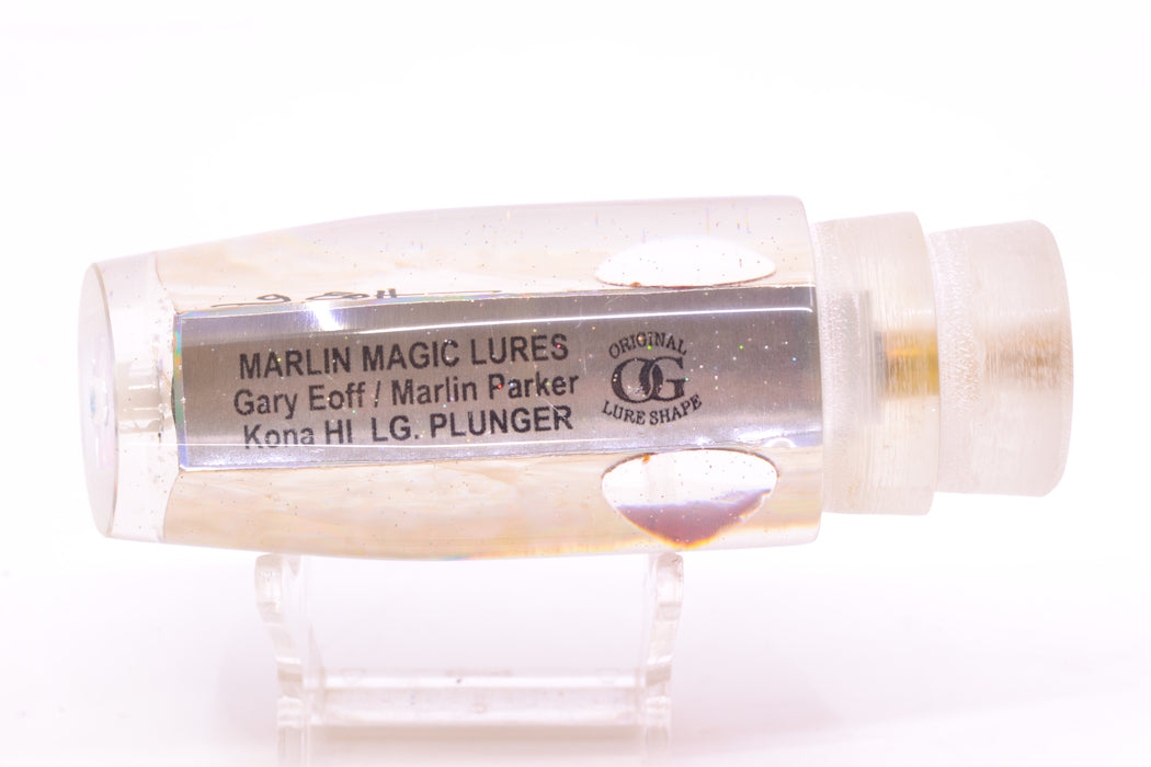 Marlin Magic White Awabi Red Eyes Large Plunger 12" 6oz