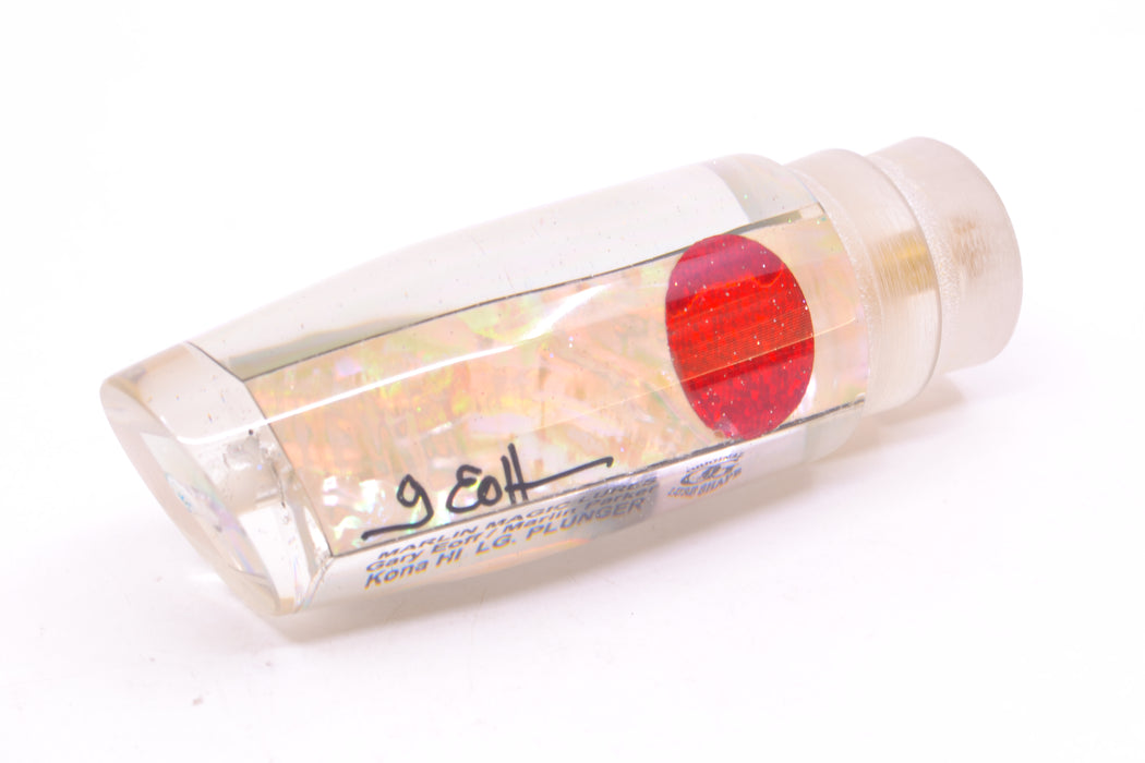 Marlin Magic White Awabi Red Eyes Large Plunger 12" 6oz