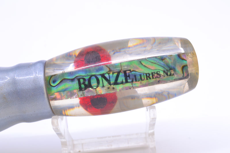 Bonze Lures Paua Shell Black-Red Eyes Apache 9" 4oz Skirted New Pre-Owned